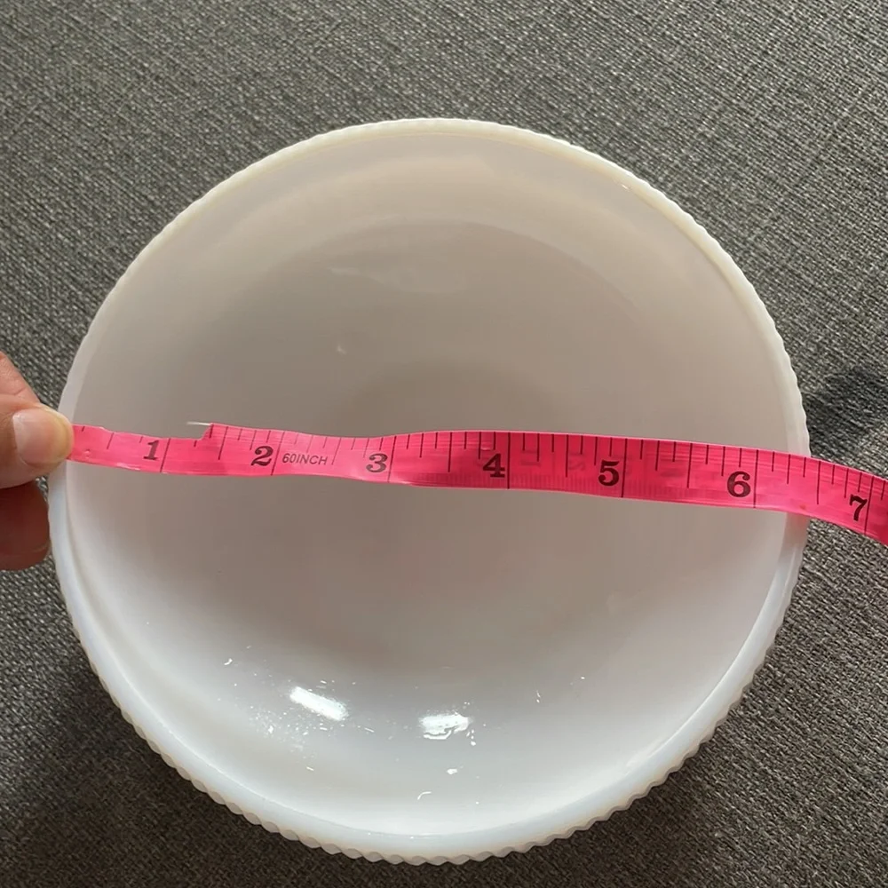 VTG E.O. Brody Ribbed Milk Glass Bowl